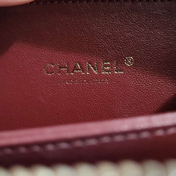 Filigree Vanity Case Quilted Caviar Small - Picture 2 of 7